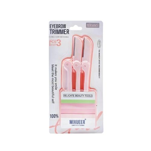 Maxwear Facial Hair Removal Razors, Eyebrow Shaping, Sharp Blades, 3 Pieces
