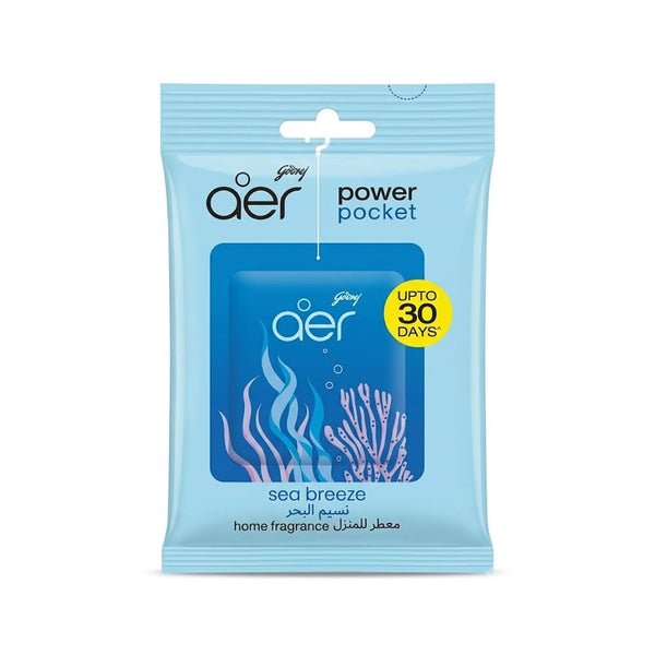 Godrej Aer Power Pocket Sea Breeze Air Freshener Hanging 10g