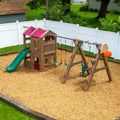 Step2 Adventure Lodge Play Centre with Glider, Swings, Climbing Wall, Slide and Hoop