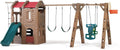 Step2 Adventure Lodge Play Centre with Glider, Swings, Climbing Wall, Slide and Hoop