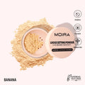 Moira Loose Setting Powder Matte Finish Collagen Vitamin E 002 Banana