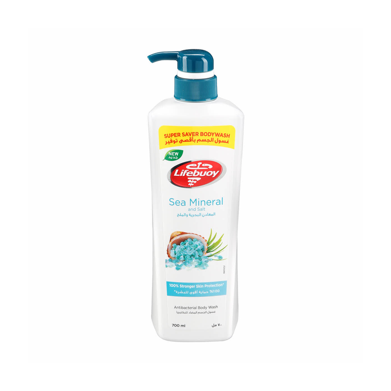 Lifebuoy Anti-Bacterial Body Wash Sea Minerals and Salt 700ml