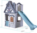 Step2 Enchanting Adventures 2-Story Playhouse with Slide and Kitchenette