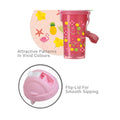 Luqu Kids Double-Layer Straw Bottle Pink