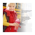 Luqu Kids Double-Layer Straw Bottle Pink
