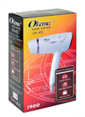 Okema OK402 Hair Dryer Fast Drying Adjustable Heat Control Lightweight Design