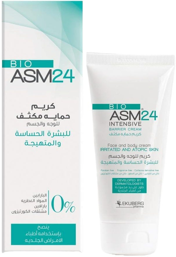 Bio ASM 24 Intensive Moisturizing Cream Ceramide 3, Vitamin E and Oatmeal 100 ml