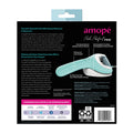 Amope Pedi Perfect Pro Electronic Foot File, Rechargeable Waterproof Callus Remover, Dual Speed with 3 Roller Heads