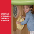 Step2 Clubhouse Climber Outdoor Jungle-Themed Playset with Slides, Tunnels and Steering Wheel