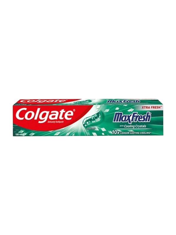 Colgate Max Fresh Green Toothpaste Cooling Crystals Fluoride 100ml
