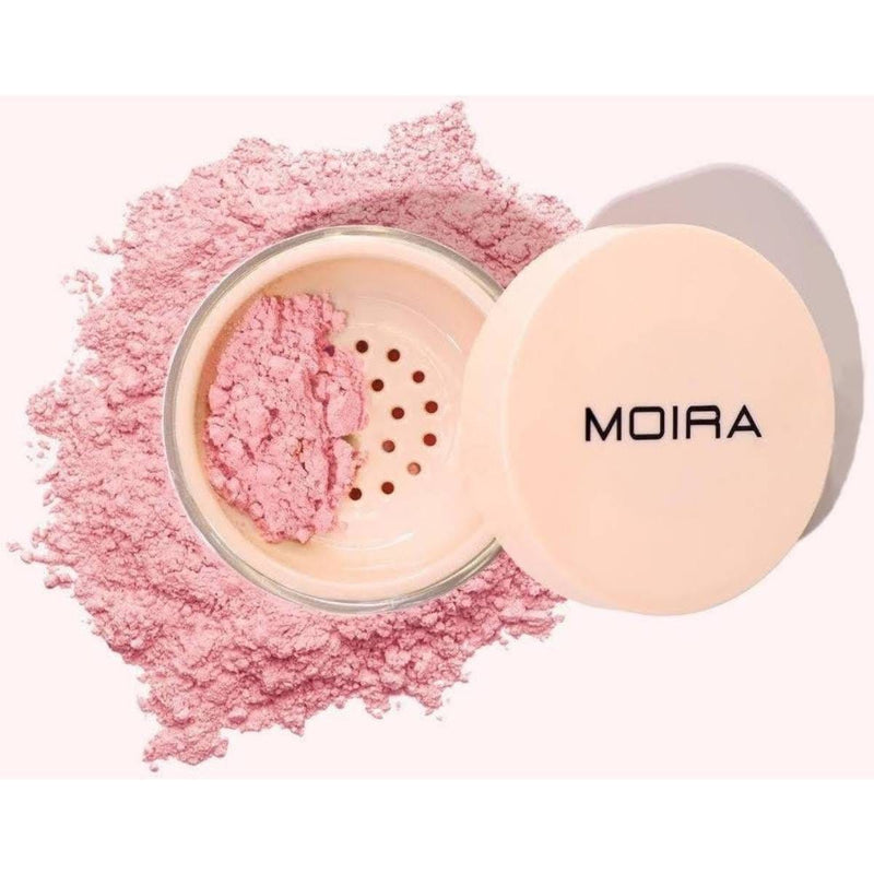 Moira Loose Setting Powder Matte Finish Collagen Vitamin E Pink 1 Pc