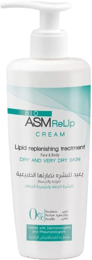 Bio ASM ReLip Lipid-Replenishing Face & Body Cream Ceramide 3 Shea Butter 300 ml