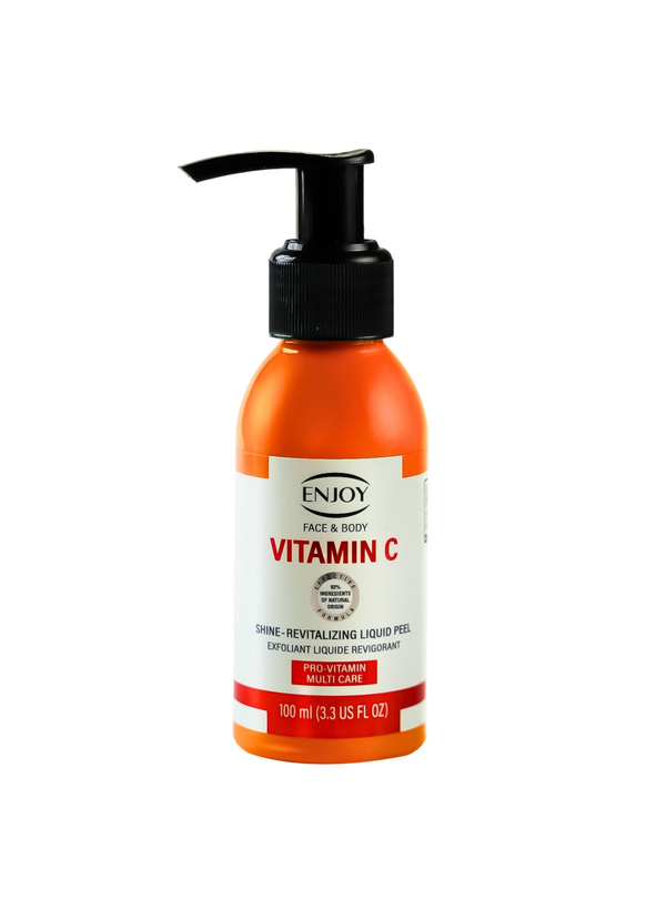 Enjoy Vitamin C Shine Revitalizing Liquid Peel Facial Exfoliator 100ml