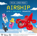 Among Us Airship Play Set with 3 Exclusive Collectible Crewmate Figures