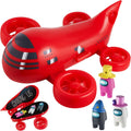 Among Us Airship Play Set with 3 Exclusive Collectible Crewmate Figures