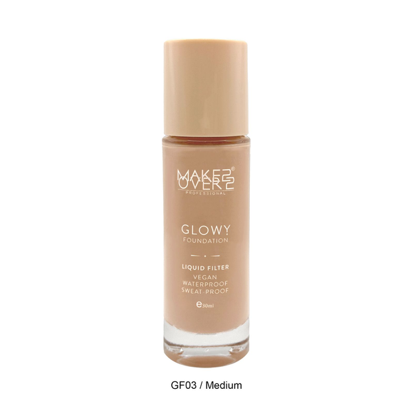 Makeover22 Glowy Foundation Liquid Filter Medium GF03 Full Coverage