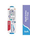 Sensodyne Rapid Action Toothbrushes Soft Bristles Small Head Multi Color