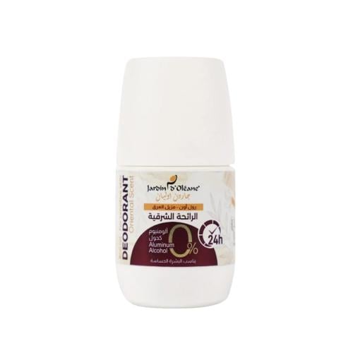 Jardin d'Oleane Oriental Roll-On Deodorant Alcohol-Free Aluminum-Free 60ml