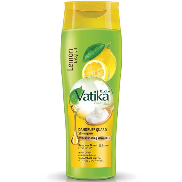 Dabur Vatika Dandruff Guard Shampoo Liquid Lemon Yogurt Mint 400 ml