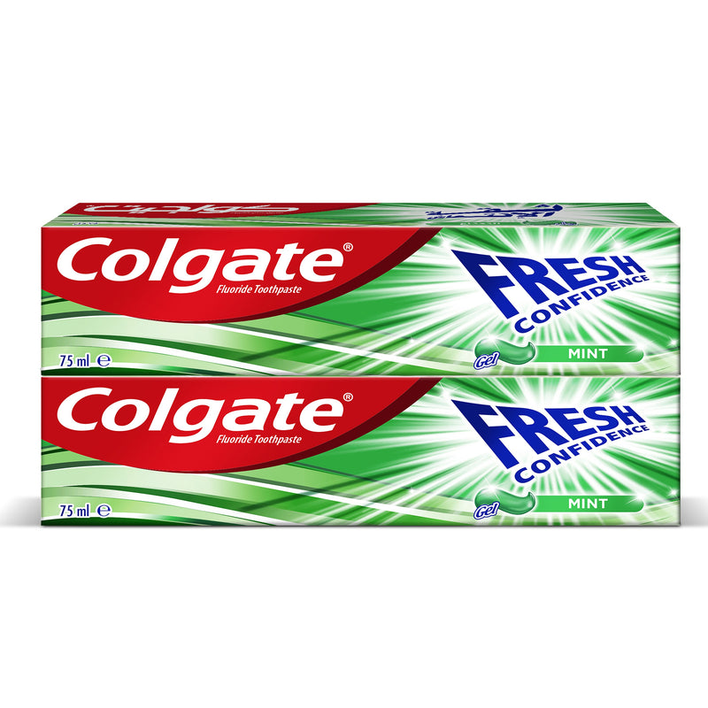 Colgate Fresh Confidence Toothpaste Gel Green 2-Pack