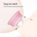 Luqu Glass Baby Bottle Silicone Coated Pink 60ml