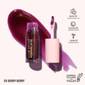 Moira Glow Getter Hydrating Lip Oil Glossy Berry Tint 005 Berry 1 Pc