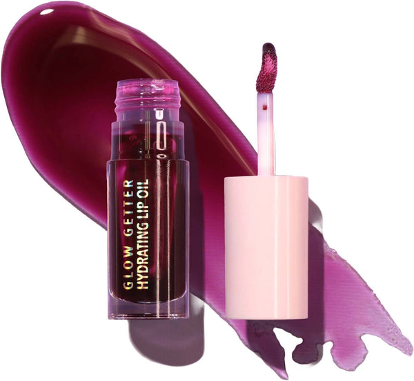 Moira Glow Getter Hydrating Lip Oil Glossy Berry Tint 005 Berry 1 Pc