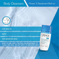 Uriage Deodorant Puissance Roll-On Clinical Strength Sweat Protection Aluminum Chlorohydrate 50 ml