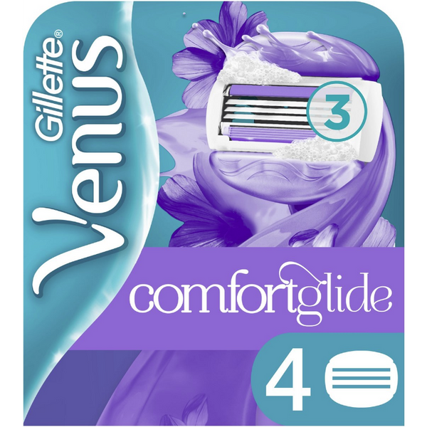 Gillette Venus Comfortglide Breeze Women's Razor Blade Refills 4 Pieces