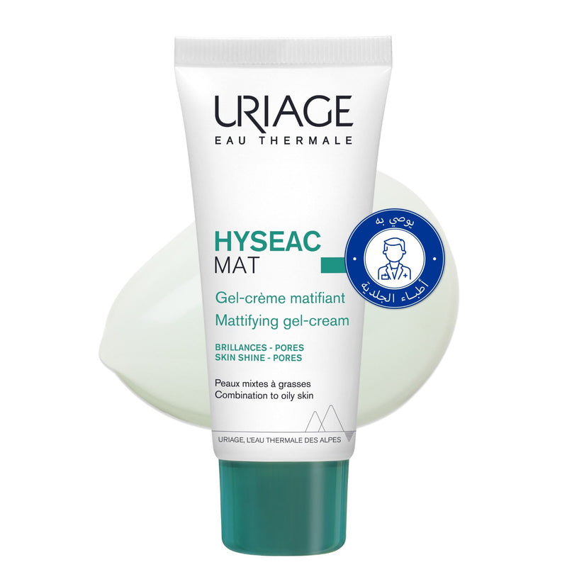Uriage Hyseac Mat Gel-Cream Face Moisturizer Mattifying Licorice Extract 40 ml