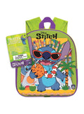 Disney Stitch Travel Coloring & Activity Set, Portable Backpack Art Kit, Kids 3+
