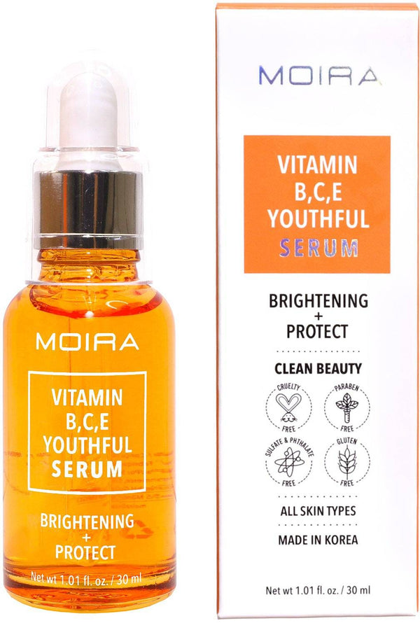 Moira Vitamin B, C & E Youthful Serum Brightening Hydrating Formula 30 ml