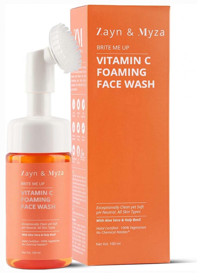 Zayn & Myza Vitamin C Foaming Face Wash with Aloe Vera, 100 ml