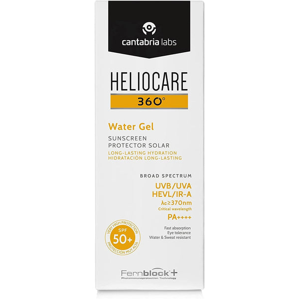 Heliocare 360 Water Gel SPF 50+ Lightweight Sunscreen Fernblock+ 50 ml