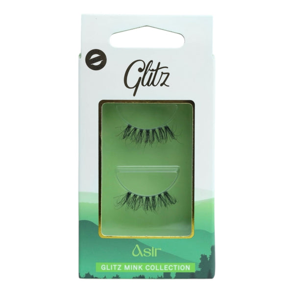 Glitz Lashes Natural Mink Hair False Eyelashes Asir