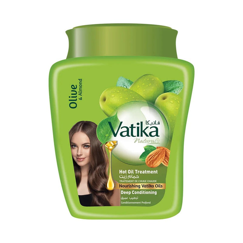 Dabur Vatika Hot Oil Treatment Olive & Almond Nourishing Hair Oil 500 g