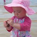 Green Sprouts Brim Sun Protection Hat Wide Brim UPF 50+ Light Pink 2T/4T