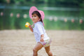 Green Sprouts Brim Sun Protection Hat Wide Brim UPF 50+ Light Pink 2T/4T
