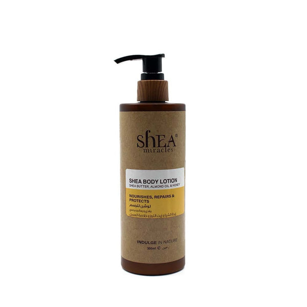 Shea Miracles Body Lotion Almond Oil & Honey Lightweight Hydrating 300ml