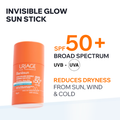 URIAGE Bariesun Invisible Sunscreen Stick SPF50+ UVA/UVB Protection All Skin Types