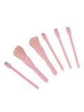 Ruby Face Makeup Brush Set Synthetic Bristles 6 Pieces Random Color
