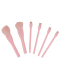 Ruby Face Makeup Brush Set Synthetic Bristles 6 Pieces Random Color