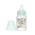 Luqu Best Glass Baby Bottle Borosilicate Glass AVS Anti-Colic Blue 120ml