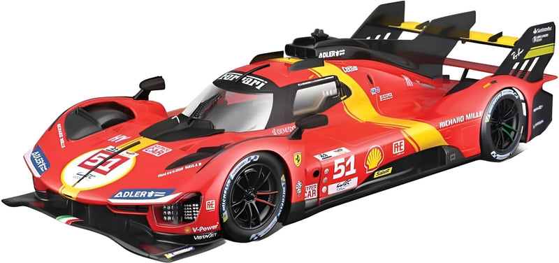 Bburago Ferrari 499P Le Mans Hypercar Diecast Model 1:18 Scale