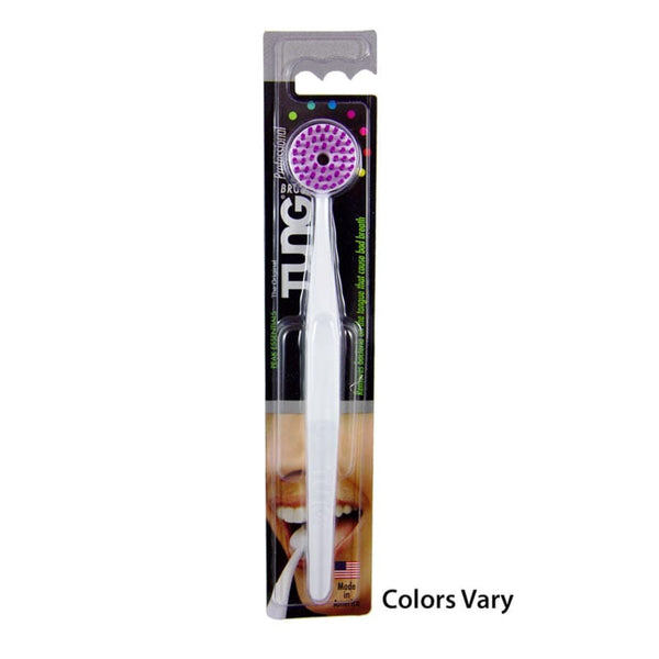 Tung Peak Essentials Original Tongue Cleansing Brush Short Firm Bristles