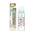 Luqu Glass Baby Bottle Blue BPA-Free Anti-Colic Teat