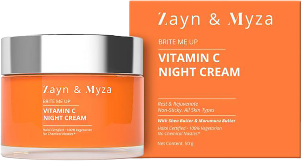 Zayn & Myza Vitamin C Night Cream Lightweight Hydrating Formula 50 ml
