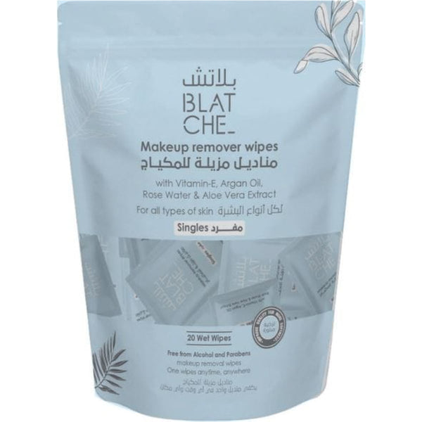 Blatch Makeup Remover Wipes Vitamin E Argan Oil Aloe Vera Single Pack