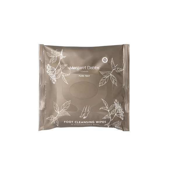 Margaret Dabbs London PURE Foot Cleansing Wipes Lemon Myrtle Scent