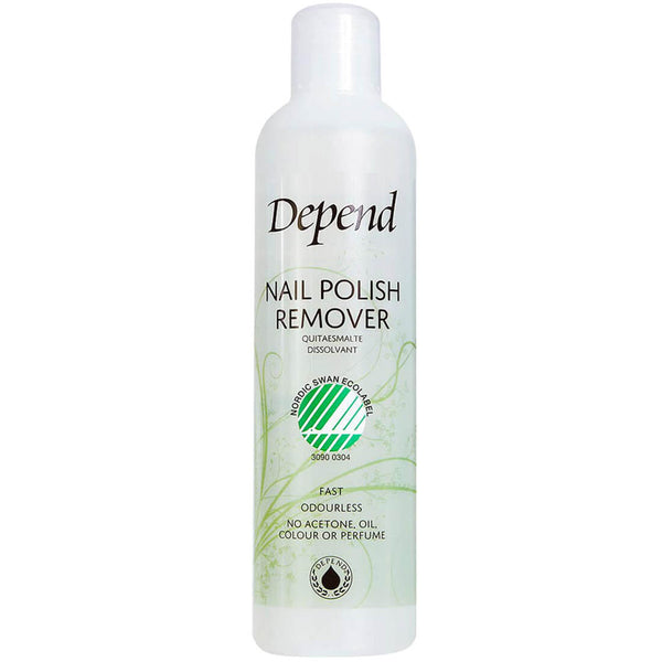 Depend Nail Polish Remover Acetone-Free Odorless Formula 250 ml